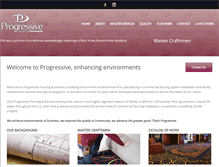 Tablet Screenshot of progressiveflooring.com